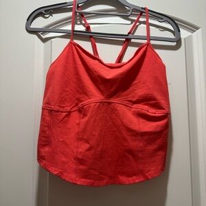 Abound Crop Tank Top - Coral, Large